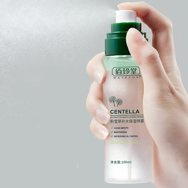 Centella Asiatica 모이스춰 라이징 페이스 토너 스프레이 오일 컨트롤 리프레싱 비 기름기 나는 페이셜 토닉 메이크업베이스 에센스 스킨 케어 Centella Asiatica 모이스춰 라이징 페이스 토너 스프레이 오일 컨트롤 리프레싱 비 기름기 나는 페이셜 토닉 메이크업베이스 에센스 스킨 케어