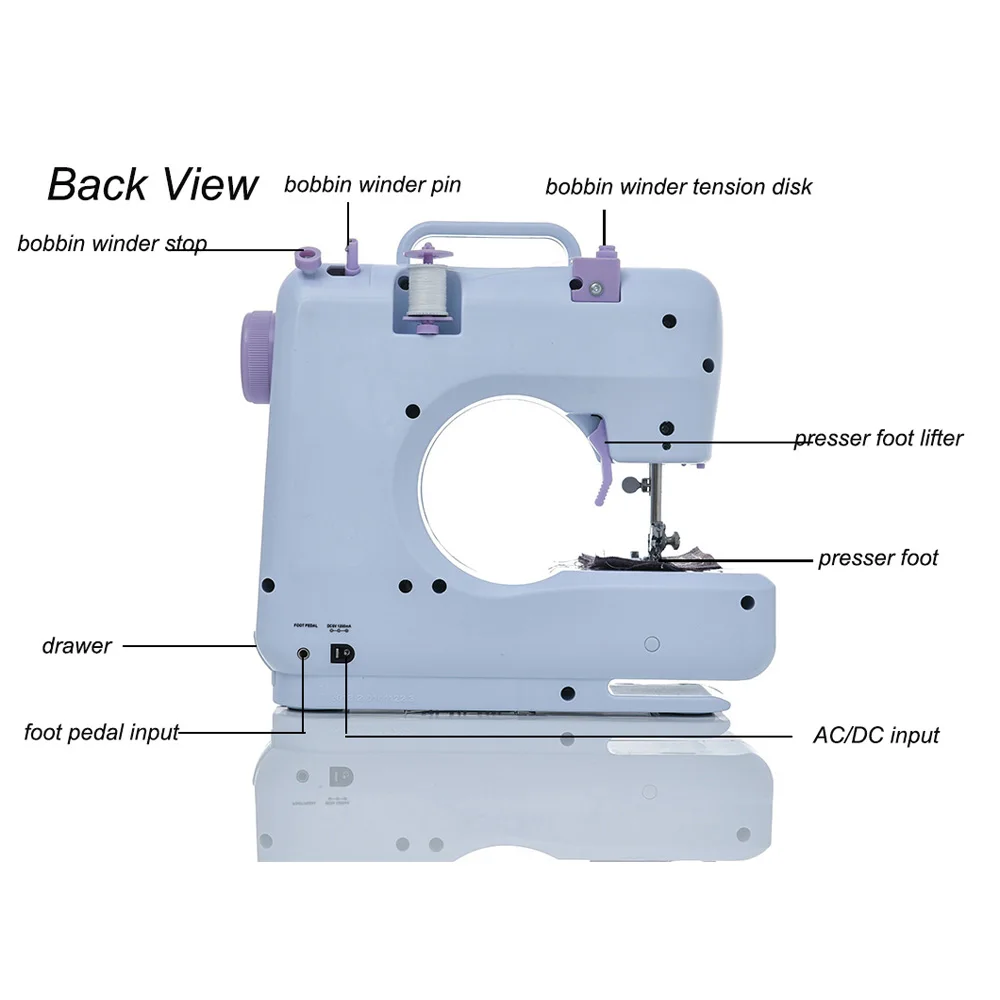 Швейная машина мини оверлок аксессуары для ручного шитья русская Испания