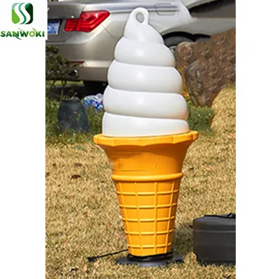 95cm Simulation Ice Cream Lighting Model Fake Cone Modeling Lamp Ice Cream Decoration Model Ice Cream Cone Advertising Model Food Processors Aliexpress