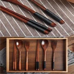 Ecloud Shop Bacchette in Legno da 4 Paia Creano Combinazioni di Stoviglie Coreane