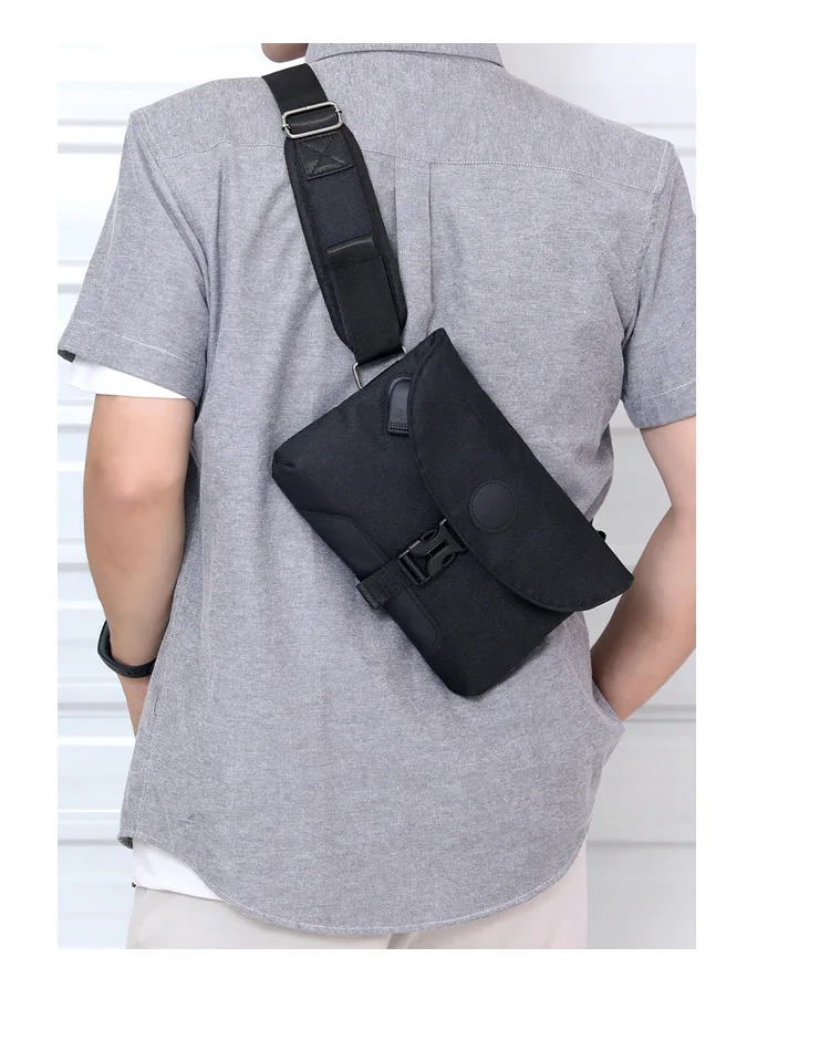 new men's shoulder bag outdoor sports chest bag casual multi-function Messenger bag