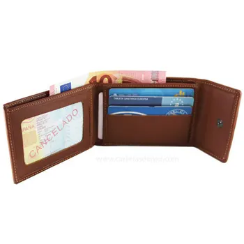 

Small wallet with huge capacity manufactured in skin from veal 100% autentic