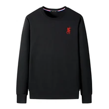 

Paul's Authentic Men's Long-sleeved T-shirt Autumn and Winter Casual Loose Large Size Round Neck Sweater Men's Pullover футболка