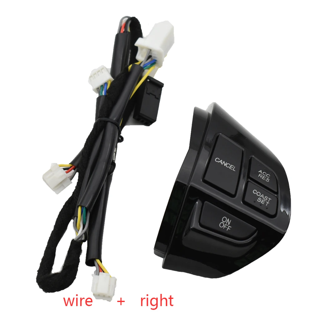 Руль круиз отмена Кнопка 8602A008 правая сторона для MITSUBISHI LANCER OUTLANDER ASX 2007-2011 - Цвет: Pianoblackrightwire