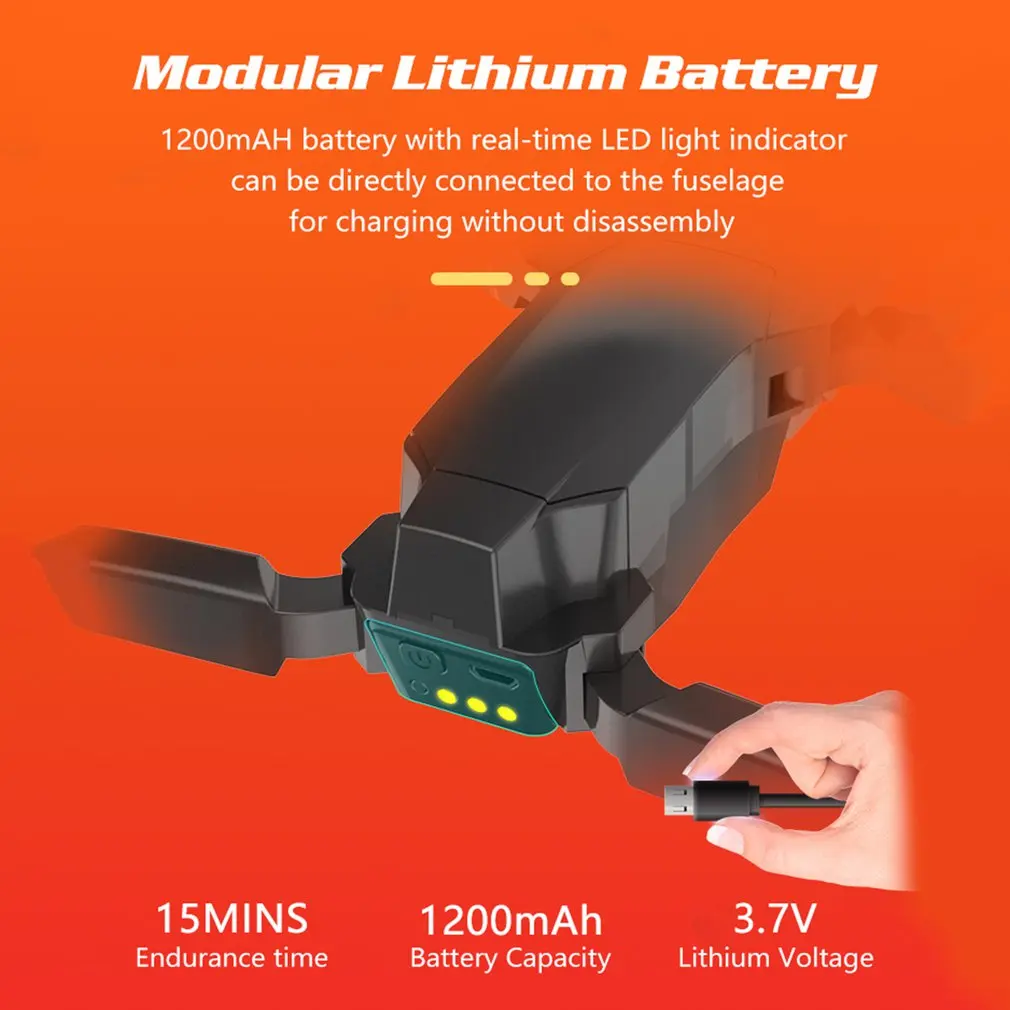 GD89 wifi FPV с 1080 P/480 P HD камерой 15 минут время полета режим удержания высоты складной рычаг RC летательный аппарат Дрон с 2/3 батареей