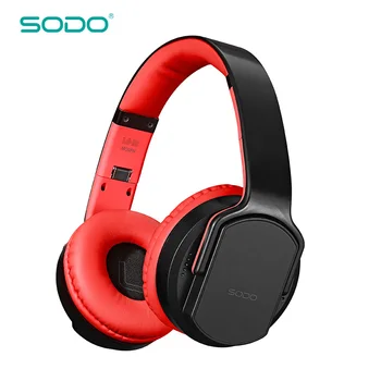 

Original SODO MH2 NFC Wireless Bluetooth Headphone Twist-out a Mini Speaker wireless Headset with microphone for phones