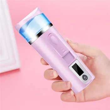 

USB Facial Nano Mist Sprayer Facial Body Nebulizer Steamer Moisturizing Skin Care Mini Face Spray Beauty Instruments Device