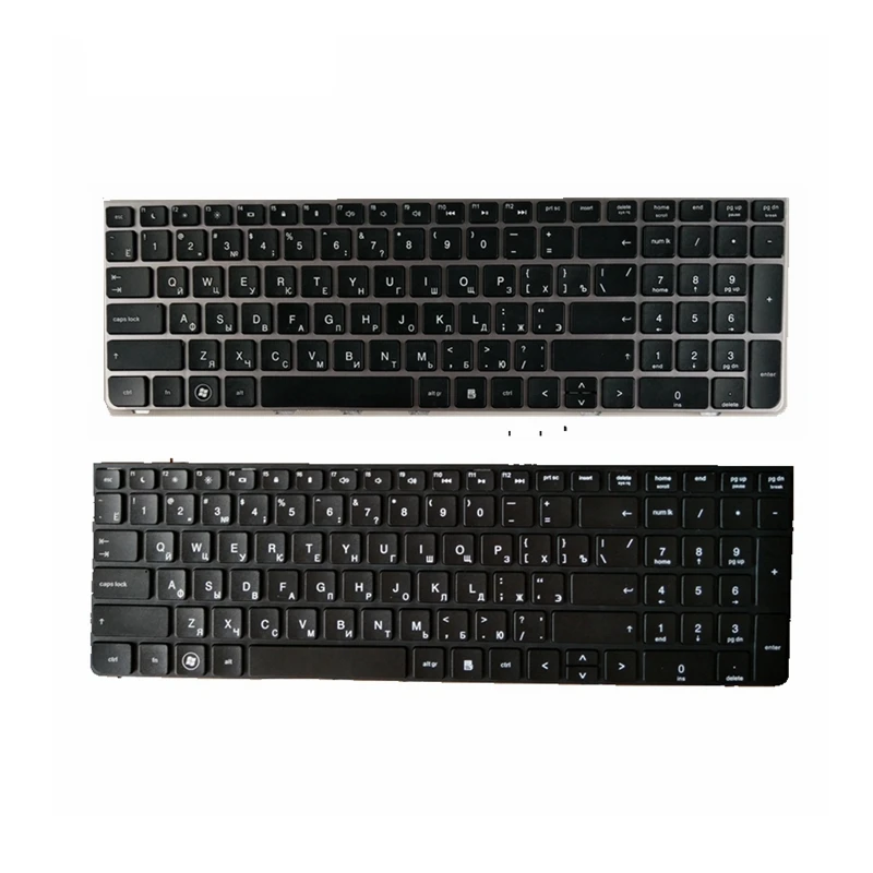 Русская клавиатура для ноутбука HP PROBOOK 4530 4530S 4730S 4535s 4735S RU с серебряной рамкой