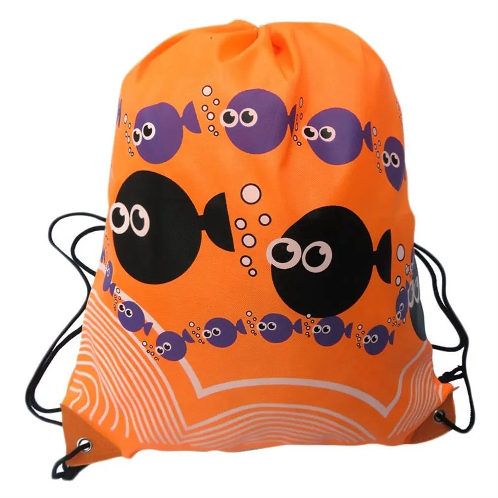 Top Quality Double Layer Drawstring Gym Backpacks Swimming Sports Beach Bag Travel Portable Fold Mini Shoulder Bags