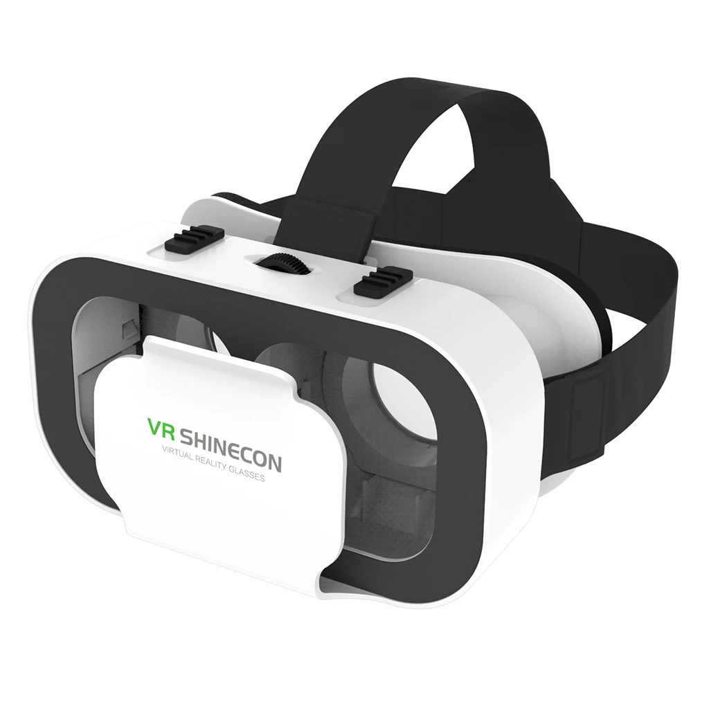 VR SHINECON VR Glasses Universal Virtual Reality Glasses for Mobile Games 360 HD Movies Compatible with 4.7-6.53`` Smartphone