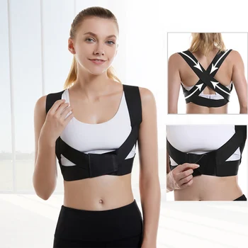 

Back Supports Belt Adjustable Back Posture Corrector Clavicle Spine Back Shoulder Lumbar Brace Support Belt Posture Correction