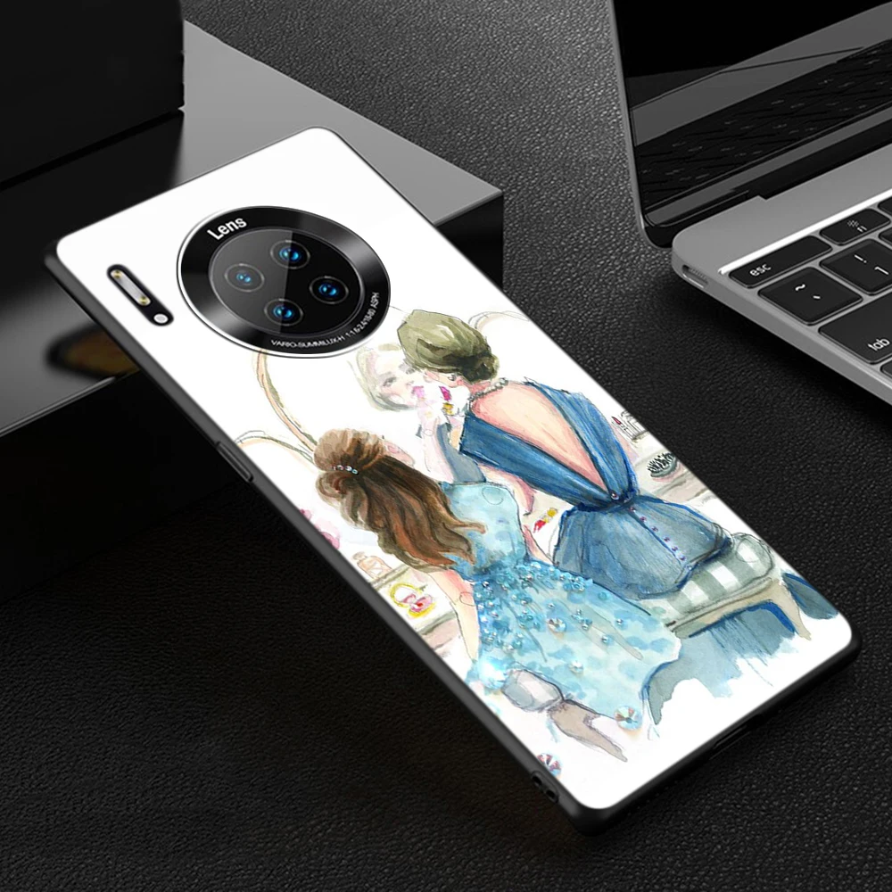 Модный мягкий силиконовый чехол для Huawei P10 P20 P30 P40 Lite Pro Max|Бамперы| |