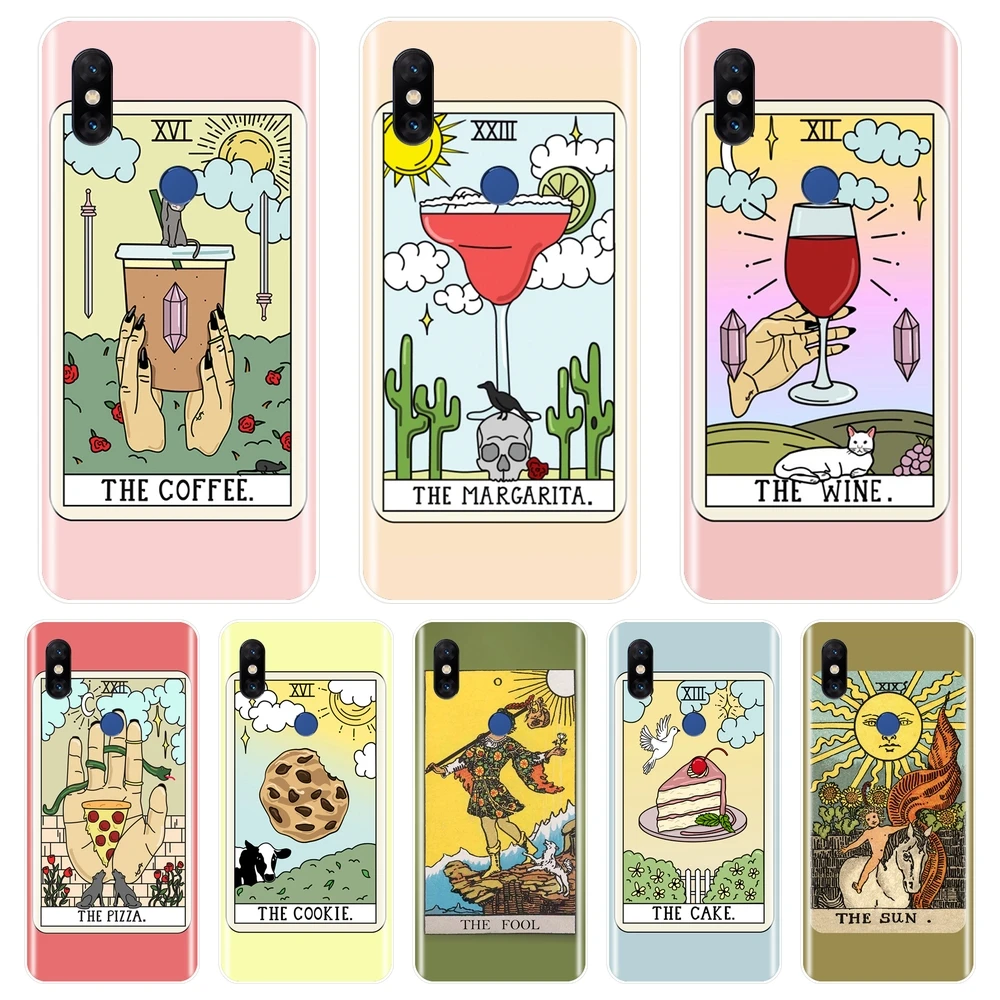 For Xiaomi Mi Max 1 2 3 Phone Case Silicone Egypt Tarot Food Sun Pink Red Soft Back Cover Note Mix 2S | Мобильные телефоны и