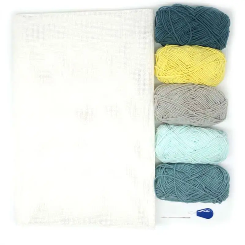 Mesh Cloth Thread Yarn Embroidery Needle Threader Set for Latch Hook Rug Hooking Q6PE