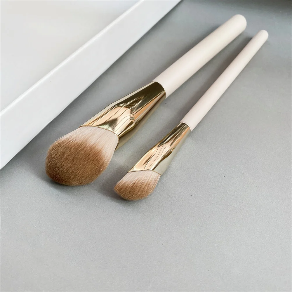 

Liquid Touch Foundation & Concealer Makeup Brush - Unique Fingertips Shape Soft Bristles Perfect Sculpt Highlight Cosmetics Tool