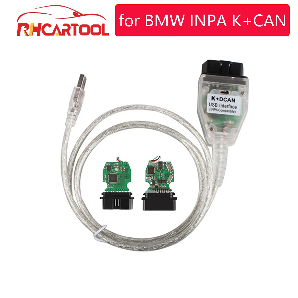 

2019 OBD2 For BMW INPA K+CAN K CAN INPA With FT232RL Chip with Switch for BMW INPA K DCAN USB Interface diagnostic-tool Cable