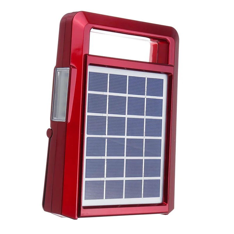 Открытый Солнечный Am/Fm радио со светодиодной лампой Tf карта динамик power Bank функция для зарядки телефона источник питания