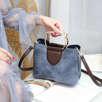

New Style Contrast Color Crossbody Bag High Textured Glorious Fashion Handbag