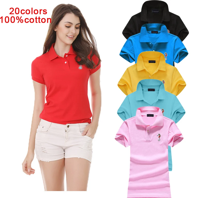 Camiseta de manga corta para Mujer, Polos informales, de para Mujer - AliExpress Ropa de