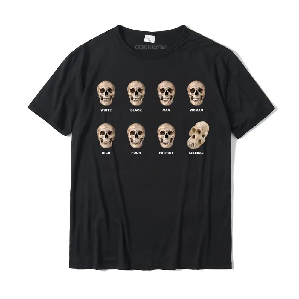 Casual Tshirts Customized Short Sleeve Brand O-Neck 100% Cotton Fabric Tops & Tees Design Tops Shirts for Men Summer Funny Skull Anti Liberal tee shirt T-shirt Tshirt__MZ22592 black