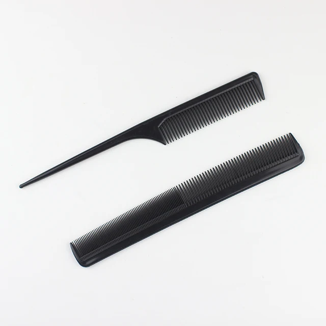 Stylist Anti-static Hairdressing Combs,Multifunctional Hair Design Hair Detangler Comb Makeup Barber Haircare Styling Tool Set A set of 2