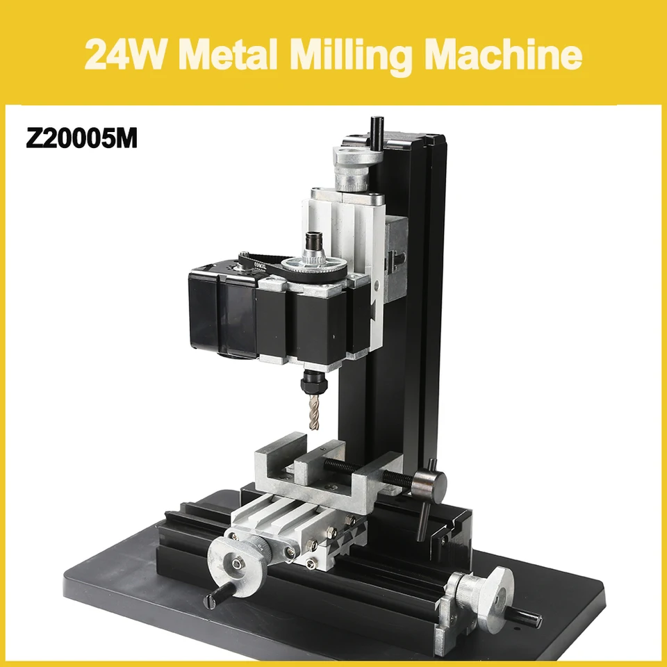 Fresadora CNC, alta precisión 24W Metal Mini