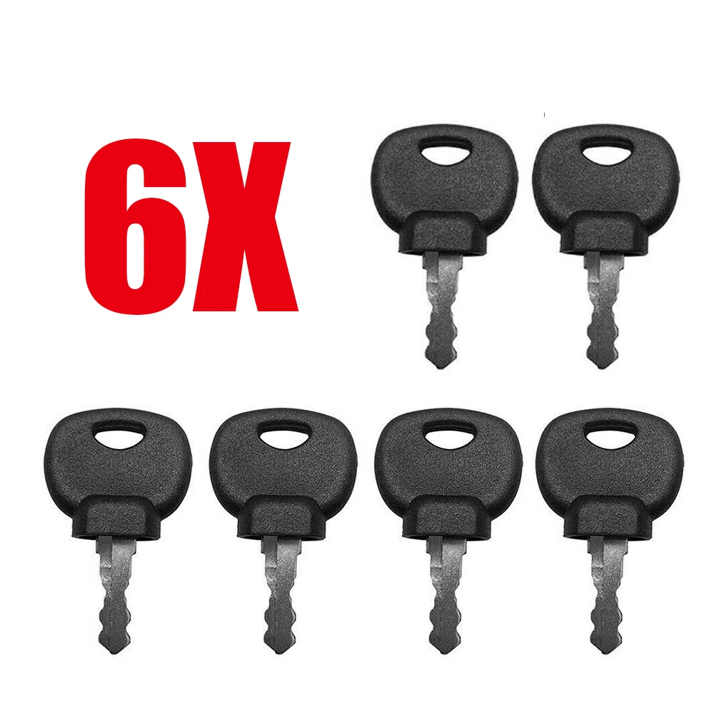 6 X Spare 14607 Ignition Key Plant Application Jcb Bomag Hatz Manitou Tractor Sp Car Accessories