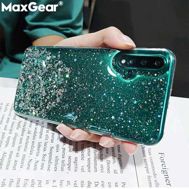 Блестящий чехол со звездами и блестками для Huawei P40 P30 P20 Mate Honor 20 30 Pro 10i 10 i 9 Lite 8X P Smart Z