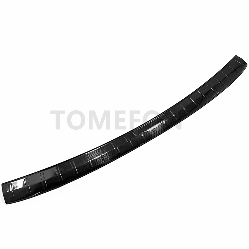 BLACKblack TOMMEFON для Honda HR-V HRV Vezel задний багажник бампер задняя дверь защита ШАГ ПАНЕЛЬ Подоконник Накладка аксессуары SS - Название цвета: BLACKblack