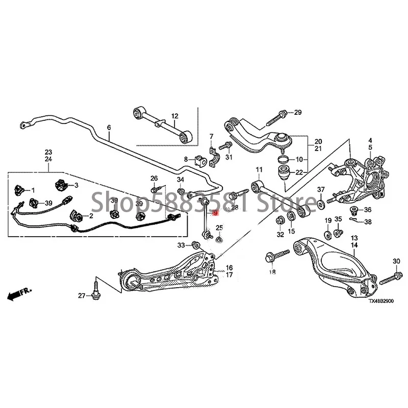 

Car balance rod hanger parallel rod ball head hon dar dx stabilizer rod link balance rod small link Connecting rod