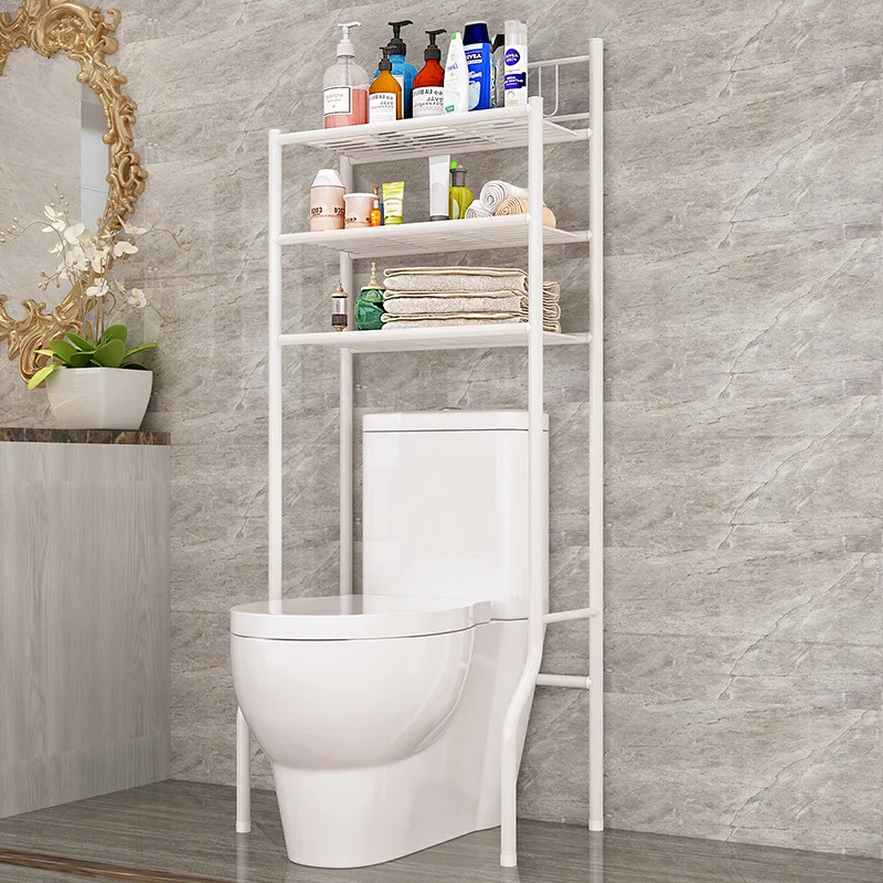 

Suo Ernuo Bathroom Toilet Multi-functional ma tong jia Storage Shelf Toilet Organizing Rack Floor Washing Machine Frame Shelf