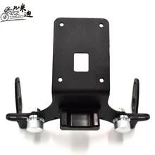 Мотоциклетный алюминиевый черный номерной знак рамка держатель кронштейн крепление с белым светодиодный фонарь для Kawasaki Z1000 2010