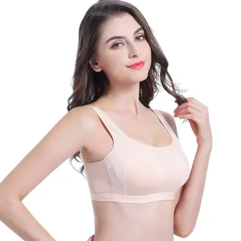 

Women Fixed Shoulder Strap Sports Bra Running Seamless Bra Crop Top Female Push Up Sport Bra Top Sujetador Deportivo