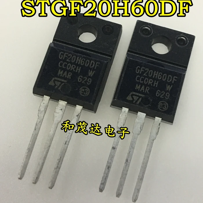 5 шт./GF20H60DF STGF20H60DF 600V TO-220F TO220F