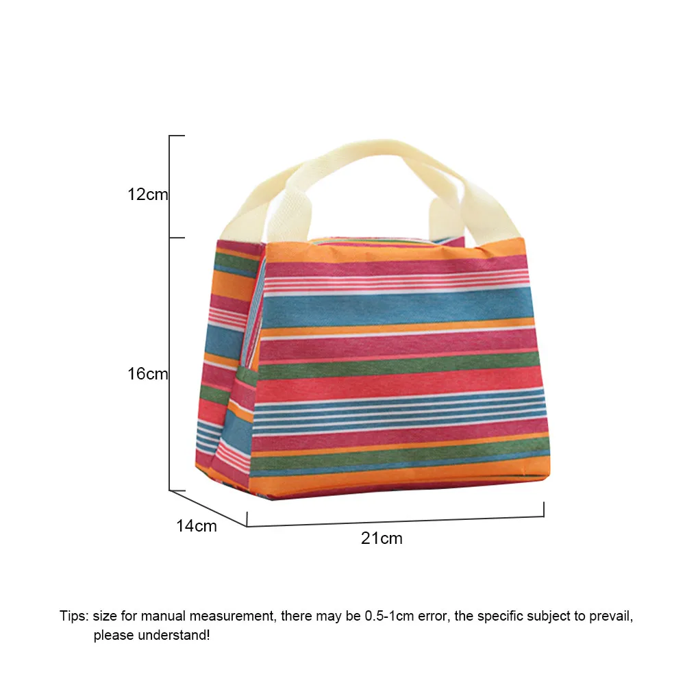 Cartoon Cute Lunch Bag For Women Girl Kids Children Thermal Insulated Lunch Box Tote Food Picnic Bag Milk Bottle Pouch (3)