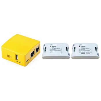 

RK3328 Mini Router Dual Gigabit Port 1GB of Large Memory with Tuya Smart Life APP WiFi +RF 43hz DIY Relay Timer Module