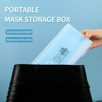 

Mask Container Box Face Mask Storage Case Surgical Mask Container Disposable Face Mask Container Face Mask Storage Holder Case