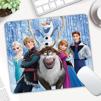 

Patterned Frozen Elsa Anna Gaming Mouse Pad Anti-slip Natural Rubber PC Computer Gamer Mousepad Desk Mice Mat for CS GO LOL Dota