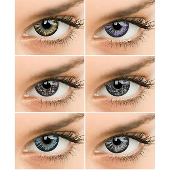 

Beautiful Pupil Color Contact Lenses Monthly Throw Female Path 14.5mm Cute Multicolor Party Gift Cartoon Girl Decoration Cosplay