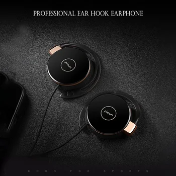 Erilles bluetooth earphone wired headphone clip on headphone stereo ear clip with microphone Sport wired headset with microphone