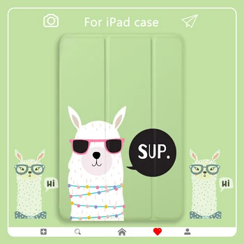 

Cartoon Alpaca Llama ipad mini Case for ipad 7th generation case 12 9 pro 2020 Hard Back Cover Air Cases For ipad pro 11 Air 3