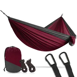 Hamac de Camping en nylon ultraléger, lit d'arbre, mobilier d'arrière cour, lit balançoire, chaise suspendue 