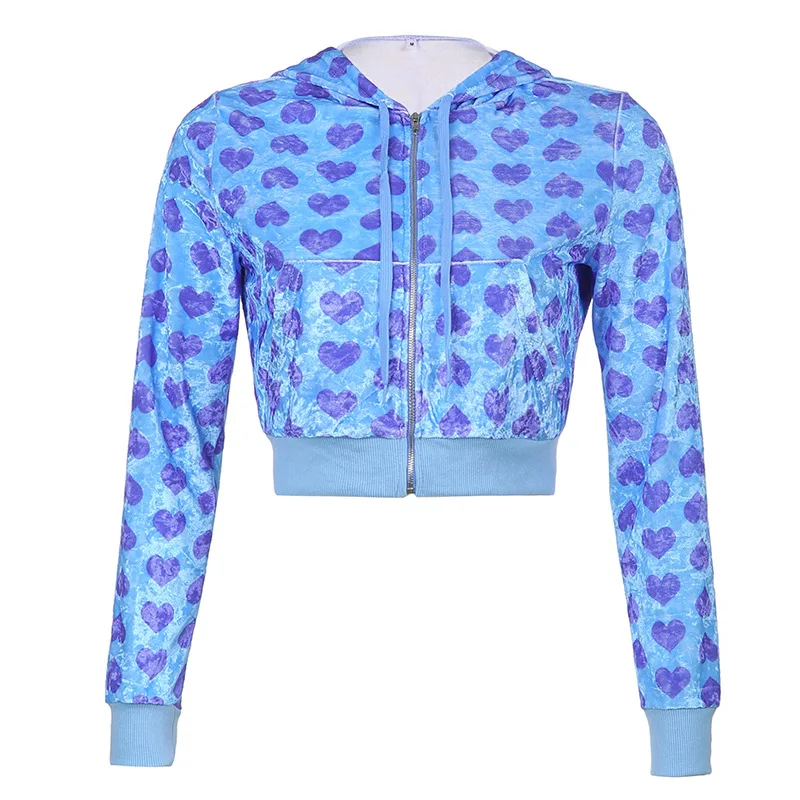 Brandy Jennifers Body Heart Jacket Tracksuit Women Y2k Women Cute Hoodies  Velvet Kawaii Outerwear Zip Up Streetwear Sweatshirts - AliExpress