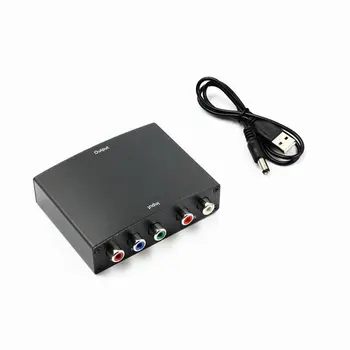 

Professional YPBPR to HDMI Converter Easy To Use AV Video Audio HDCP YPbPr/RGB + R/L audio to HDMI Converter Adapter