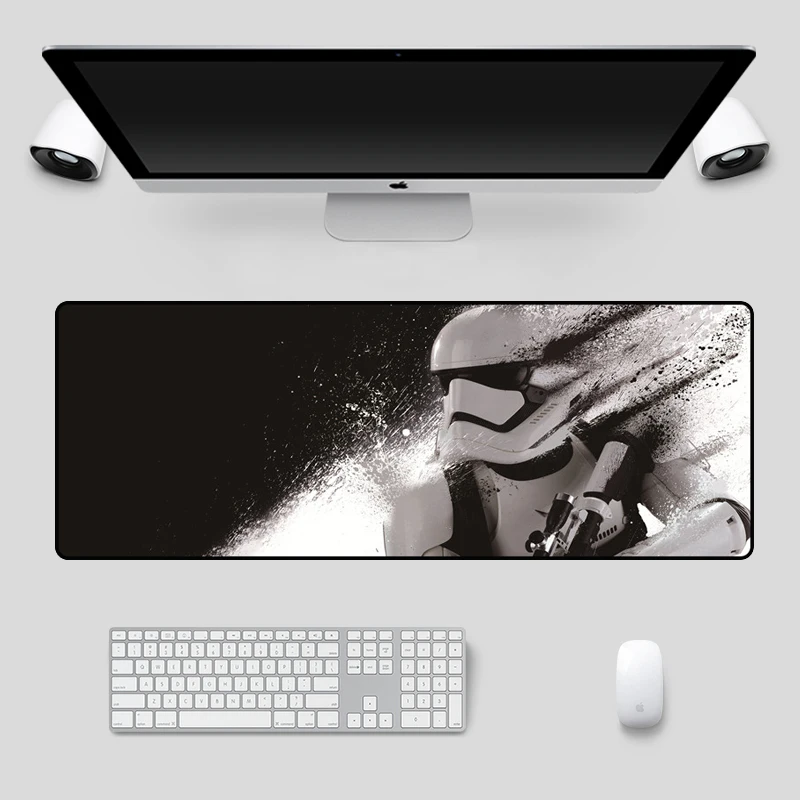 Звездные войны большой 80x30 см игровой геймерский коврик для мыши модный фильм компьютер нескользящий коврик для мыши для ноутбука прочный резиновый коврик для ноутбука