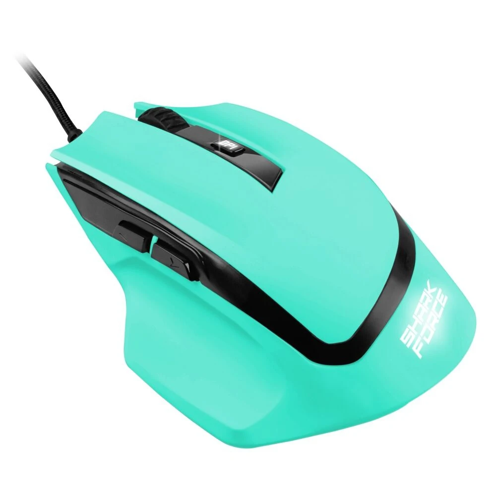 Мышь Sharkoon Shark Force оптическая, 1600 dpi, USB, подсветка