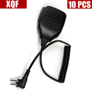 

XQF 10PCS oppxun 2pins Speaker mic for motorola EP450,CP040 GP88S,GP88,GP3188,GP2000S,MAG ONE A8 etc. walkie talkie
