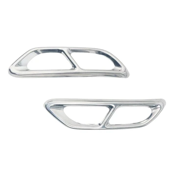 

2Pcs for Honda Accord 2018 Stainless Rear Cylinder Exhaust Pipe Cover Trim