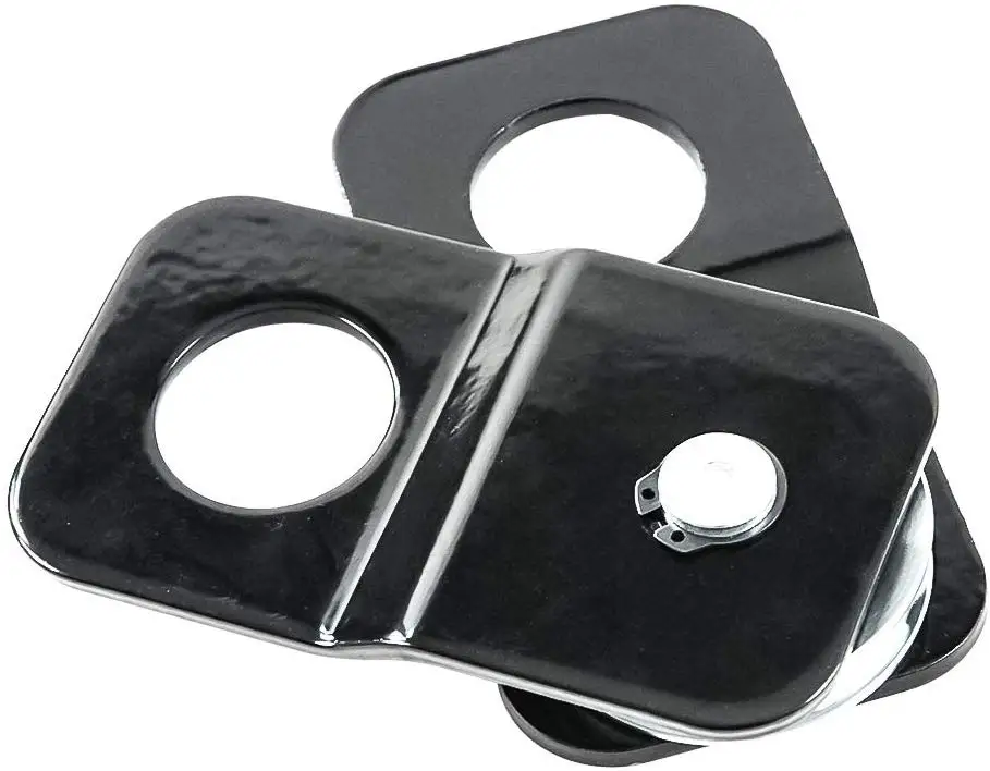 Heavy Duty Recovery 4Ton 8,000 Lbs Winch Snatch Block Diameter Holes for Hooking Onto Works with Steel and Synthetic Cables