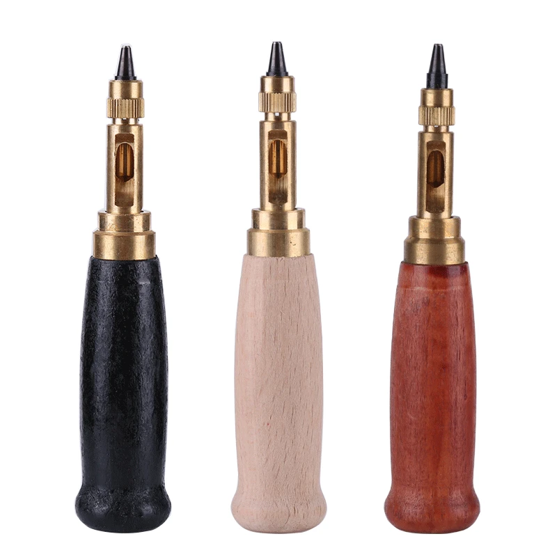 Perforatore A Vite Punta Per Trapano Die Cinture Automatiche Punch Sostituibile Muto Punzonatrice Rotativa Punzonatrice In Pelle Punch Watch Craft Too